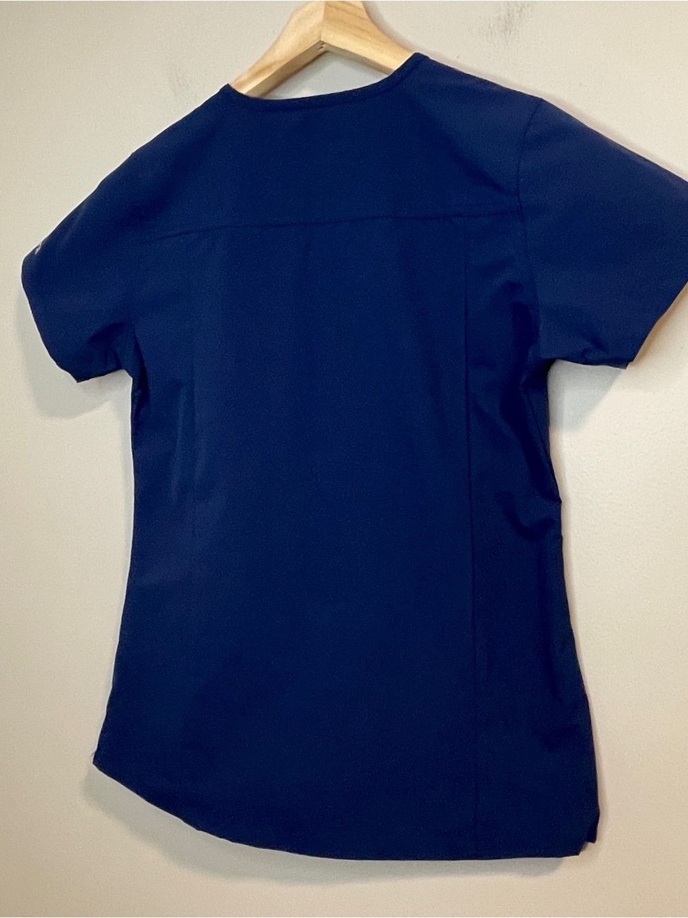 Carhartt Navy V-Neck Medical Scrub Top - Picture 2 of 7